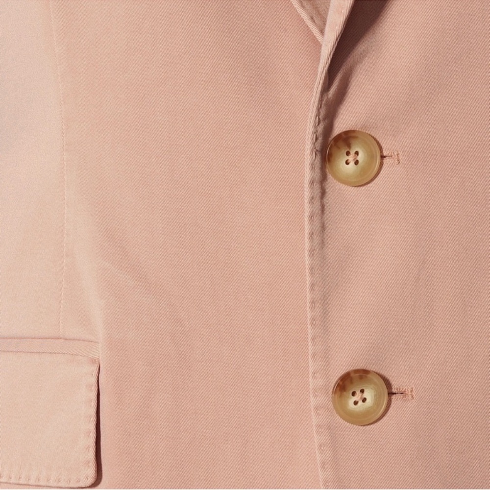 Polo by Ralph Lauren Schoolboy Pale Rose Pink Cotton Blazer Jacket Size 4 NWT - Picture 9 of 11